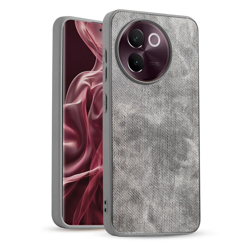 Denim Jeans Cloth Back Cover Case for Vivo V30e 5G - Image 25