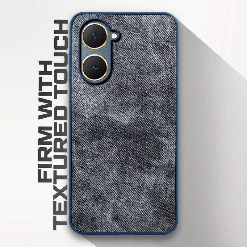Classic Denim Finish Back Case for Vivo Y18 - Image 11