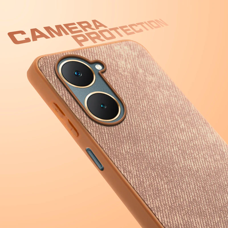 Classic Denim Finish Back Case for Vivo Y18 - Image 28