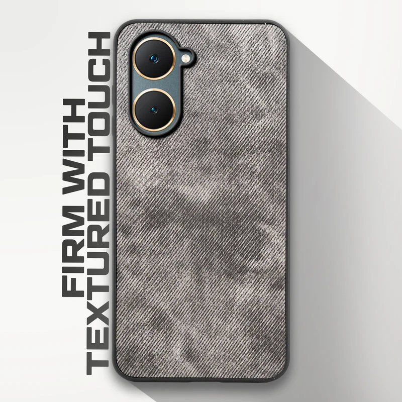 Classic Denim Finish Back Case for Vivo Y18 - Image 5
