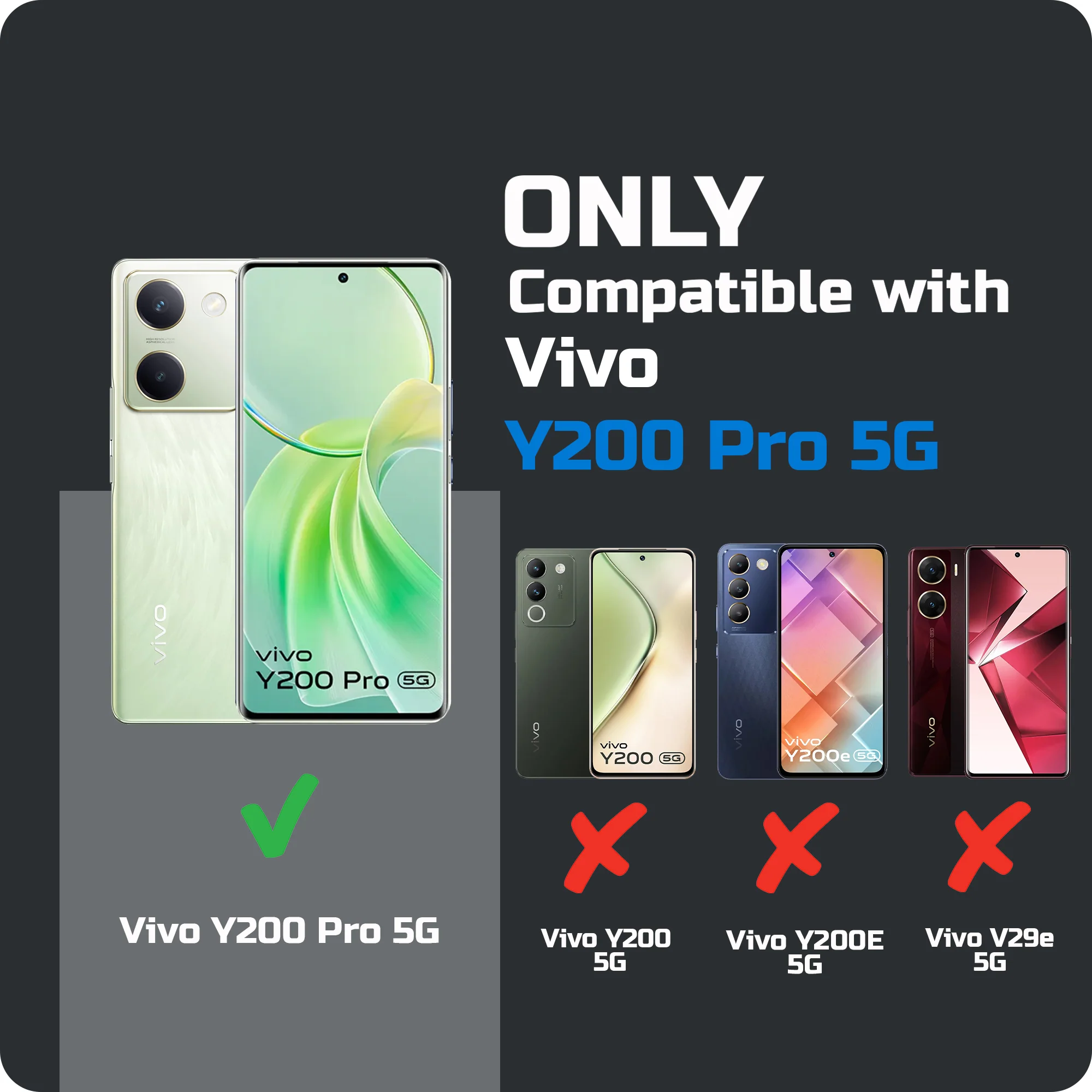 Colorful Reflective Circuit Prints Hard Back Protector Case For Vivo Y200 Pro 5G - Image 44