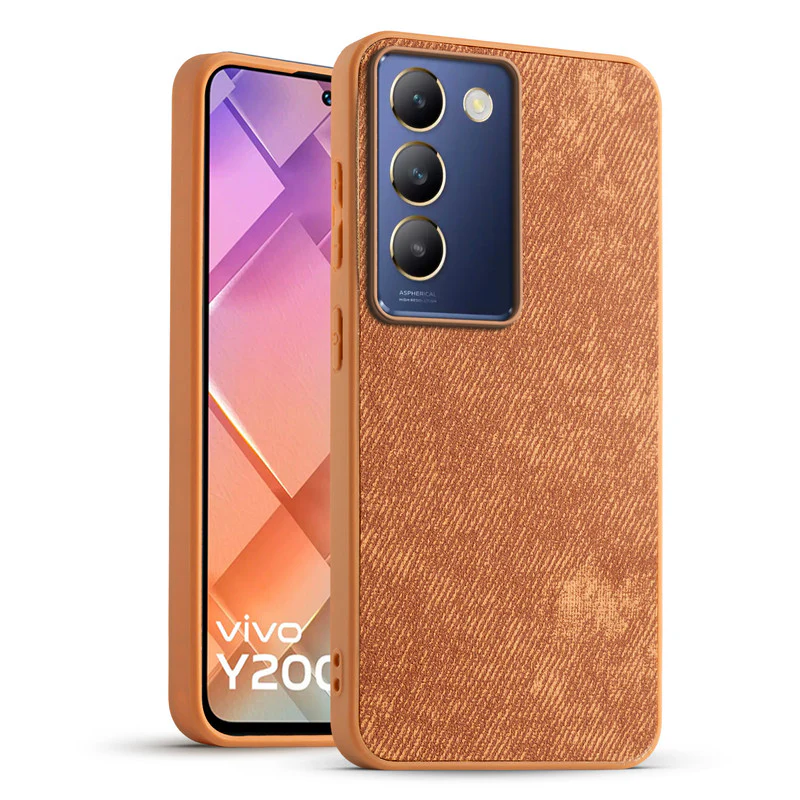 Denim Jeans Cloth Back Cover Case for Vivo Y200e 5G - Image 31