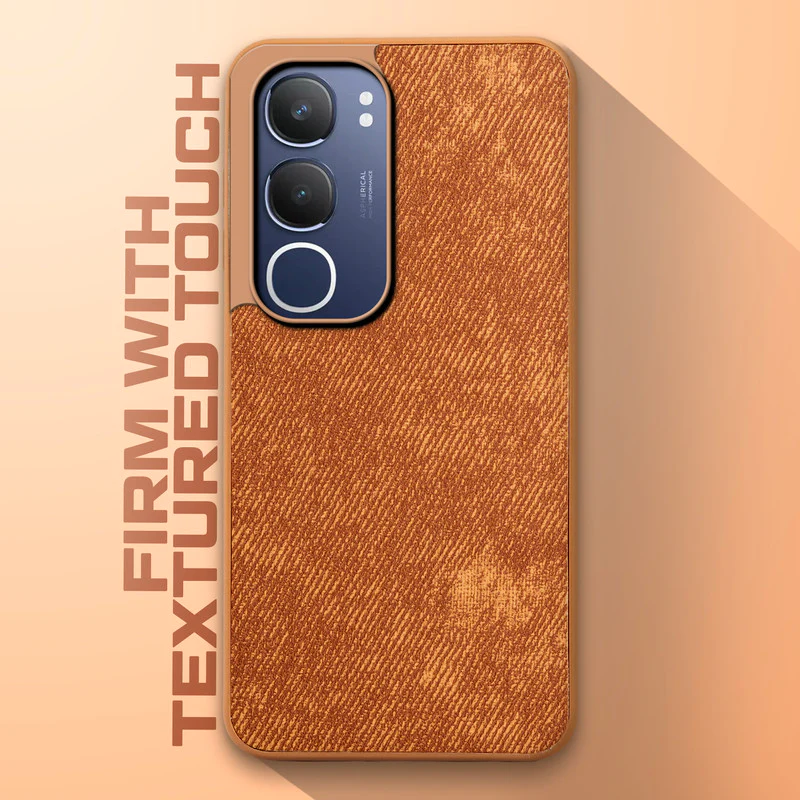 Denim Jeans Cloth Back Cover Case for Vivo Y29 5G - Image 35