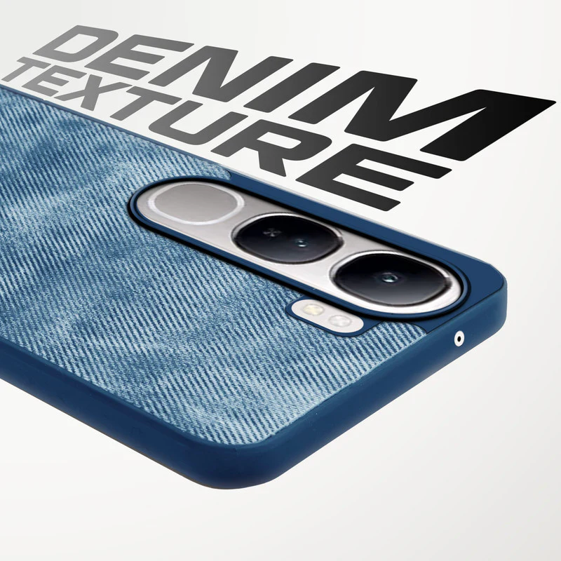 Denim Jeans Cloth Back Cover Case for Vivo Y300 5G - Image 15