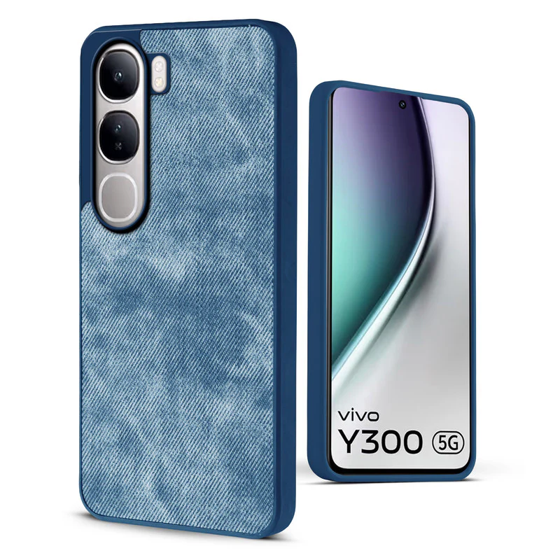Denim Jeans Cloth Back Cover Case for Vivo Y300 5G - Image 18
