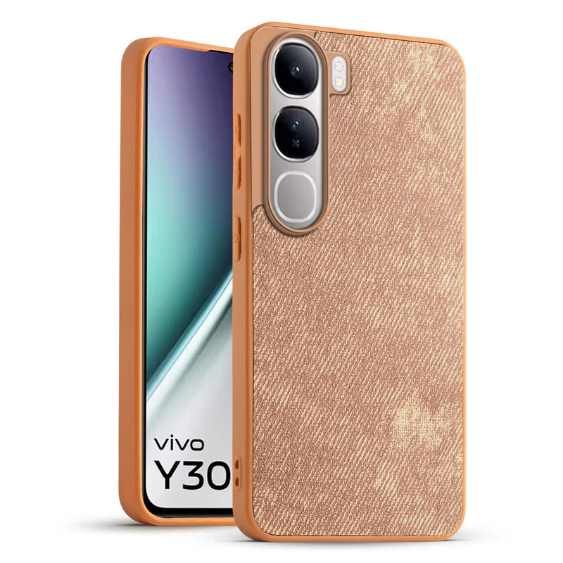 Denim Jeans Cloth Back Cover Case for Vivo Y300 5G - Image 25