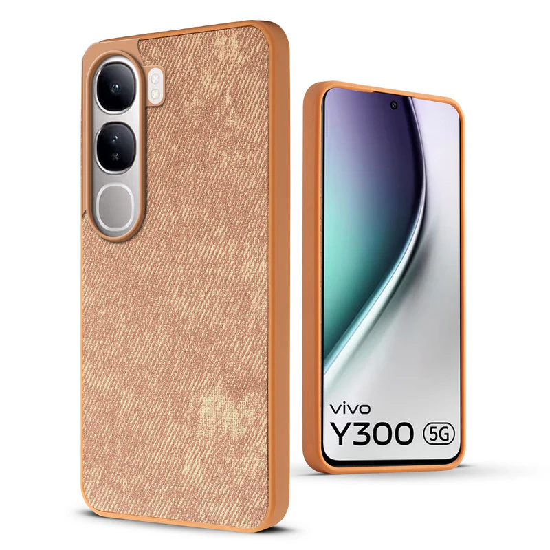 Denim Jeans Cloth Back Cover Case for Vivo Y300 5G - Image 30