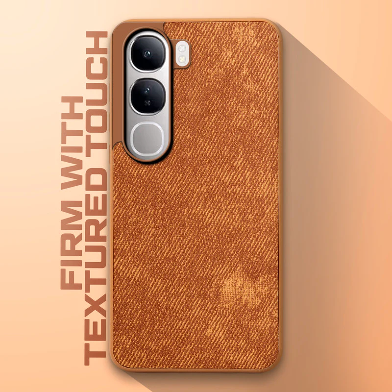 Denim Jeans Cloth Back Cover Case for Vivo Y300 5G - Image 35