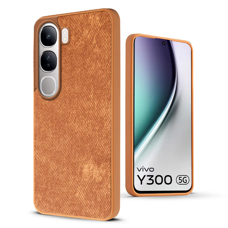 Denim Jeans Cloth Back Cover Case for Vivo Y300 5G - Image 36