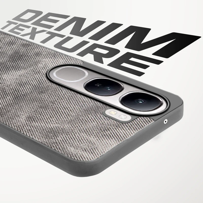 Denim Jeans Cloth Back Cover Case for Vivo Y300 5G - Image 39