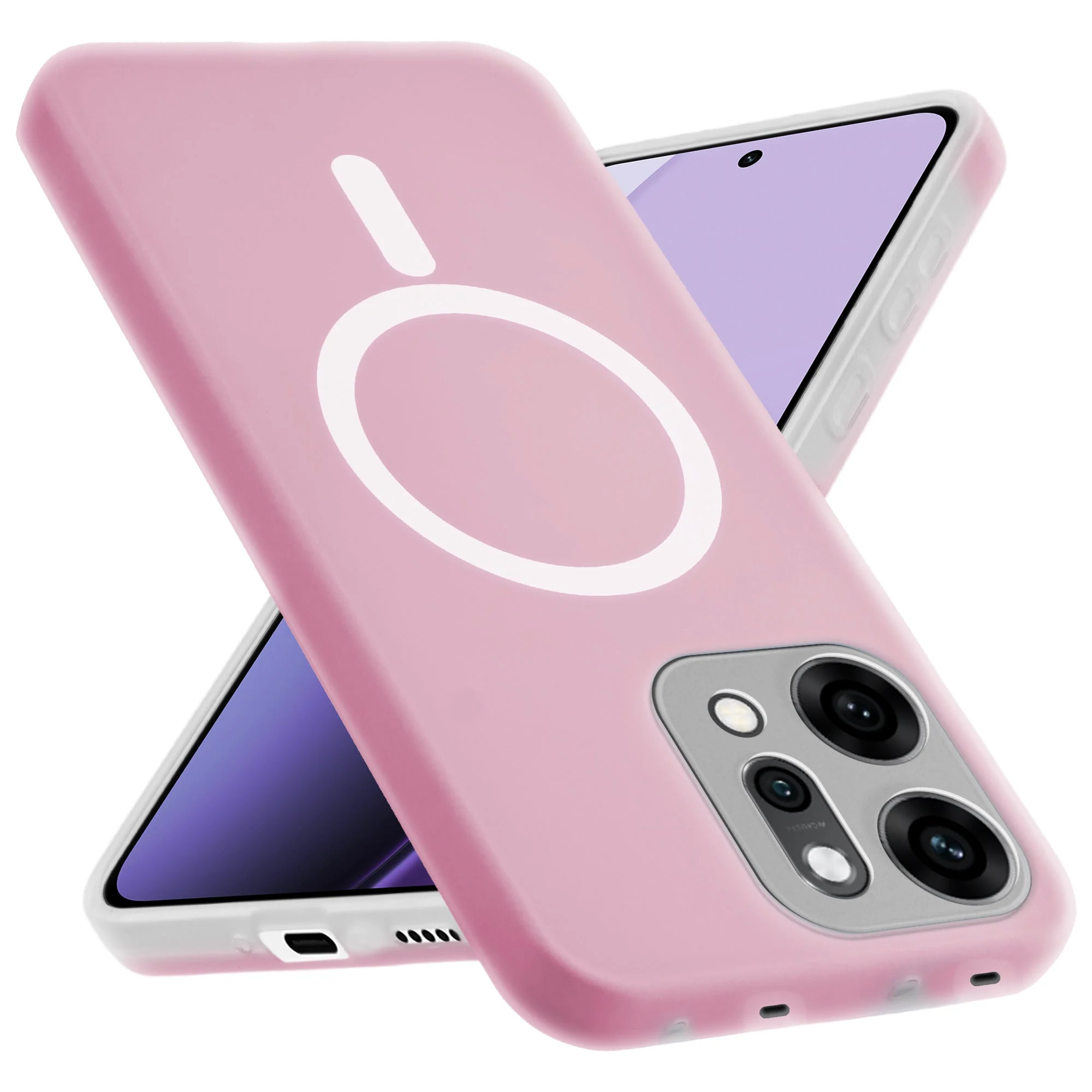 Classic Matte Silicone Back Case (Fake Wireless Charging Support) - Images are for reference only. You’ll receive your selected model. - Image 29