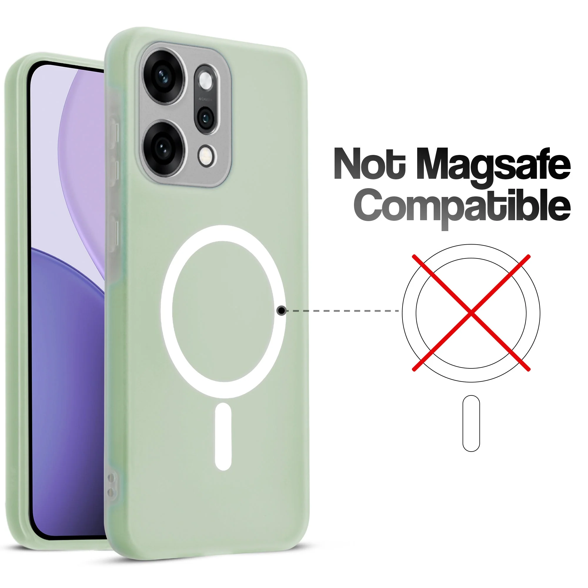 Classic Matte Silicone Back Case (Fake Wireless Charging Support) - Images are for reference only. You’ll receive your selected model. - Image 3