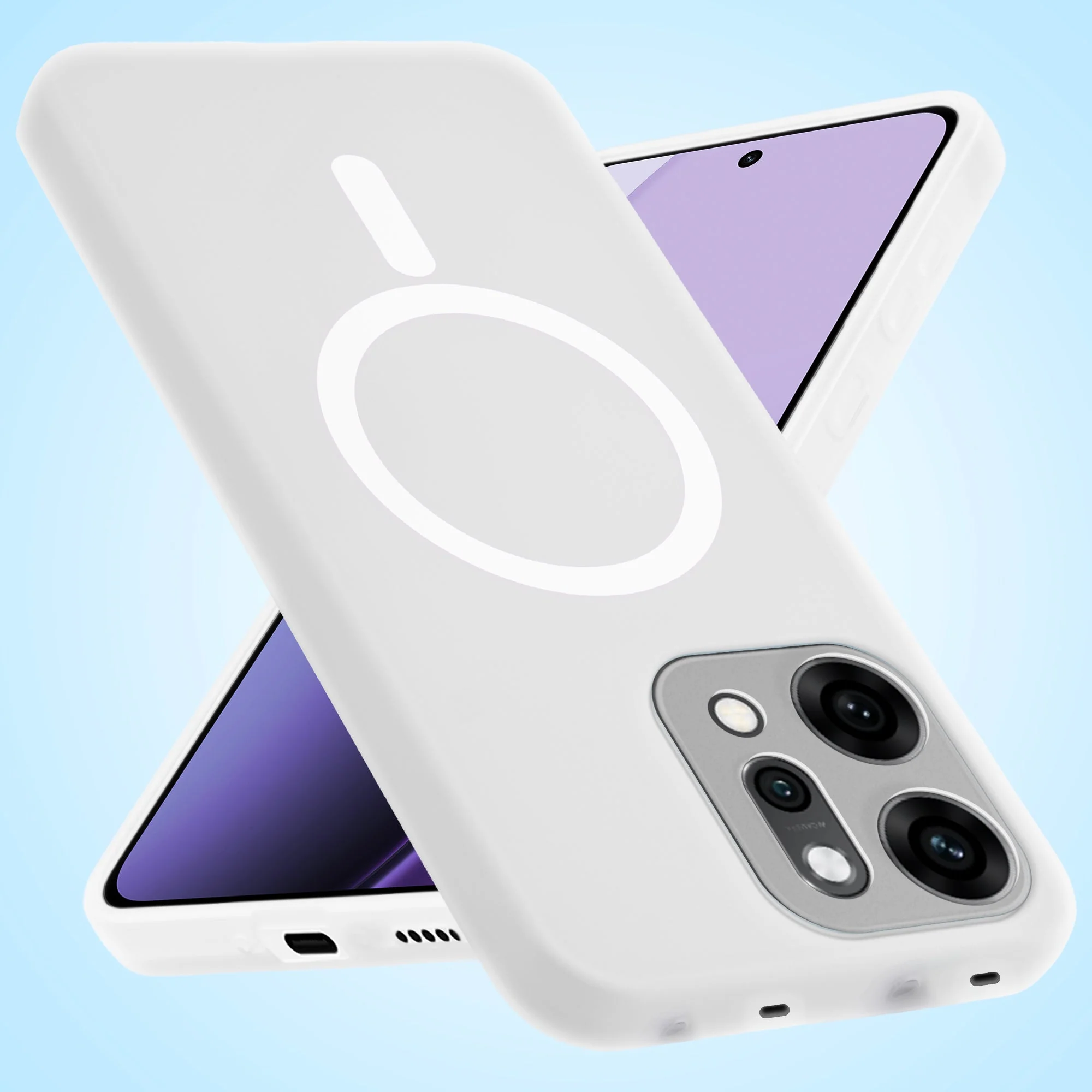 Classic Matte Silicone Back Case (Fake Wireless Charging Support) - Images are for reference only. You’ll receive your selected model. - Image 36