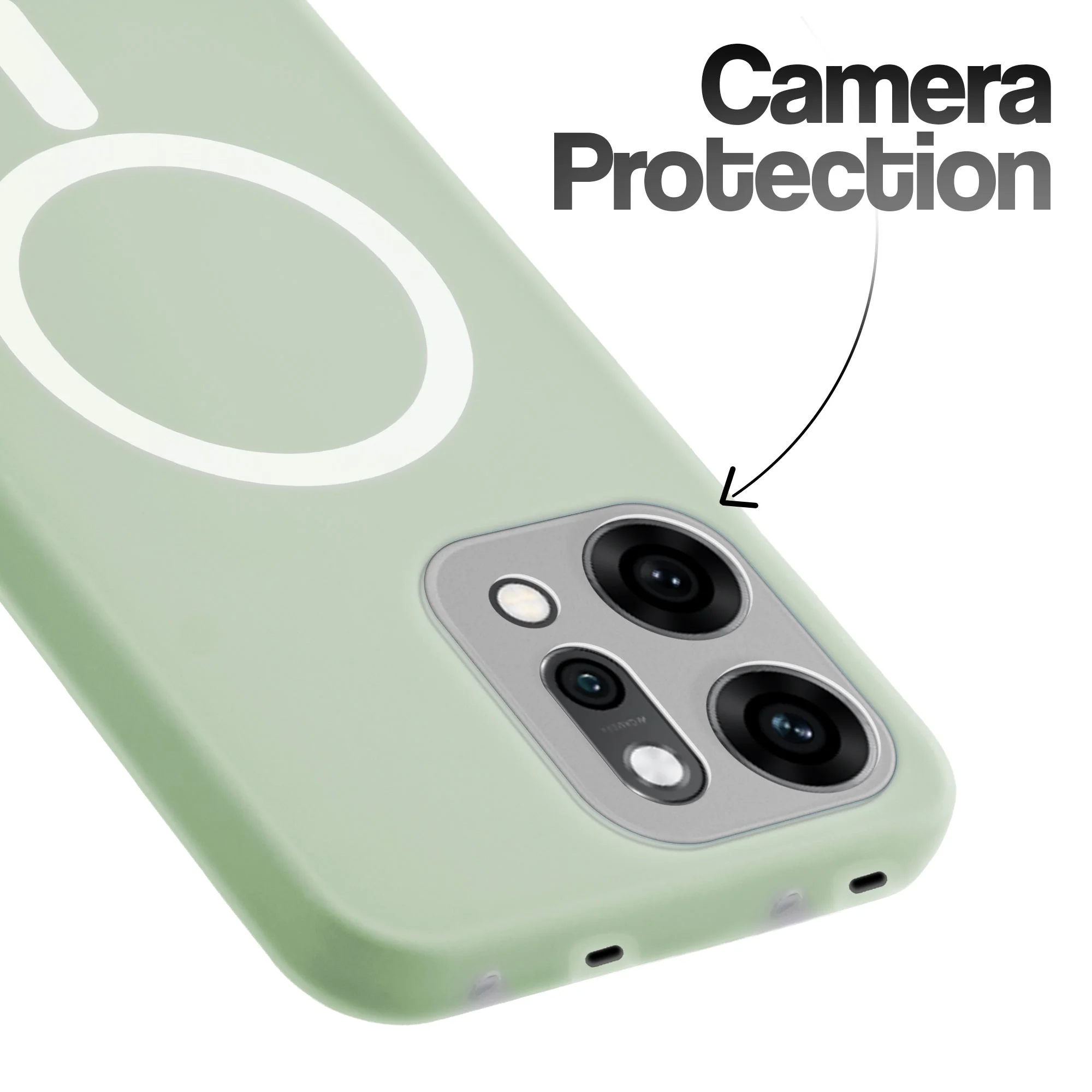Classic Matte Silicone Back Case (Fake Wireless Charging Support) - Images are for reference only. You’ll receive your selected model. - Image 6
