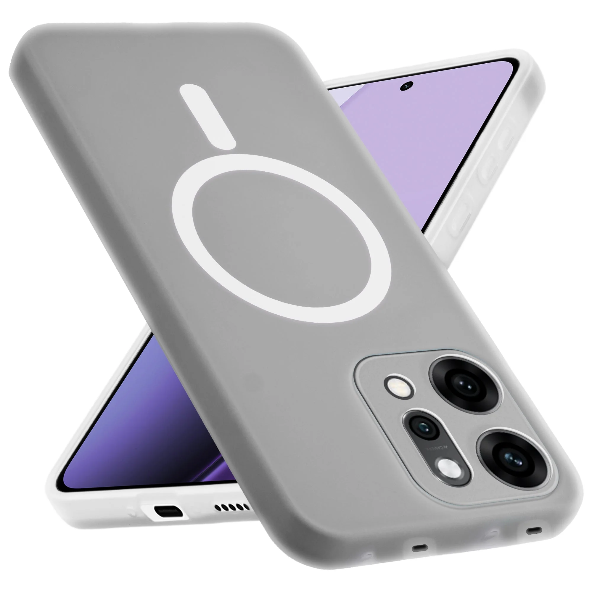 Classic Matte Silicone Back Case (Fake Wireless Charging Support) - Images are for reference only. You’ll receive your selected model. - Image 8