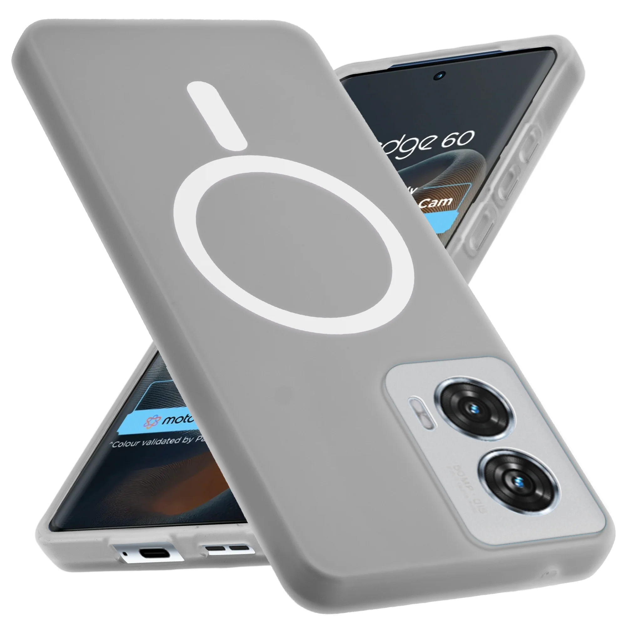 Classic Matte Silicone Back Case for Motorola Moto Edge 50 Fusion 5G - Image 8