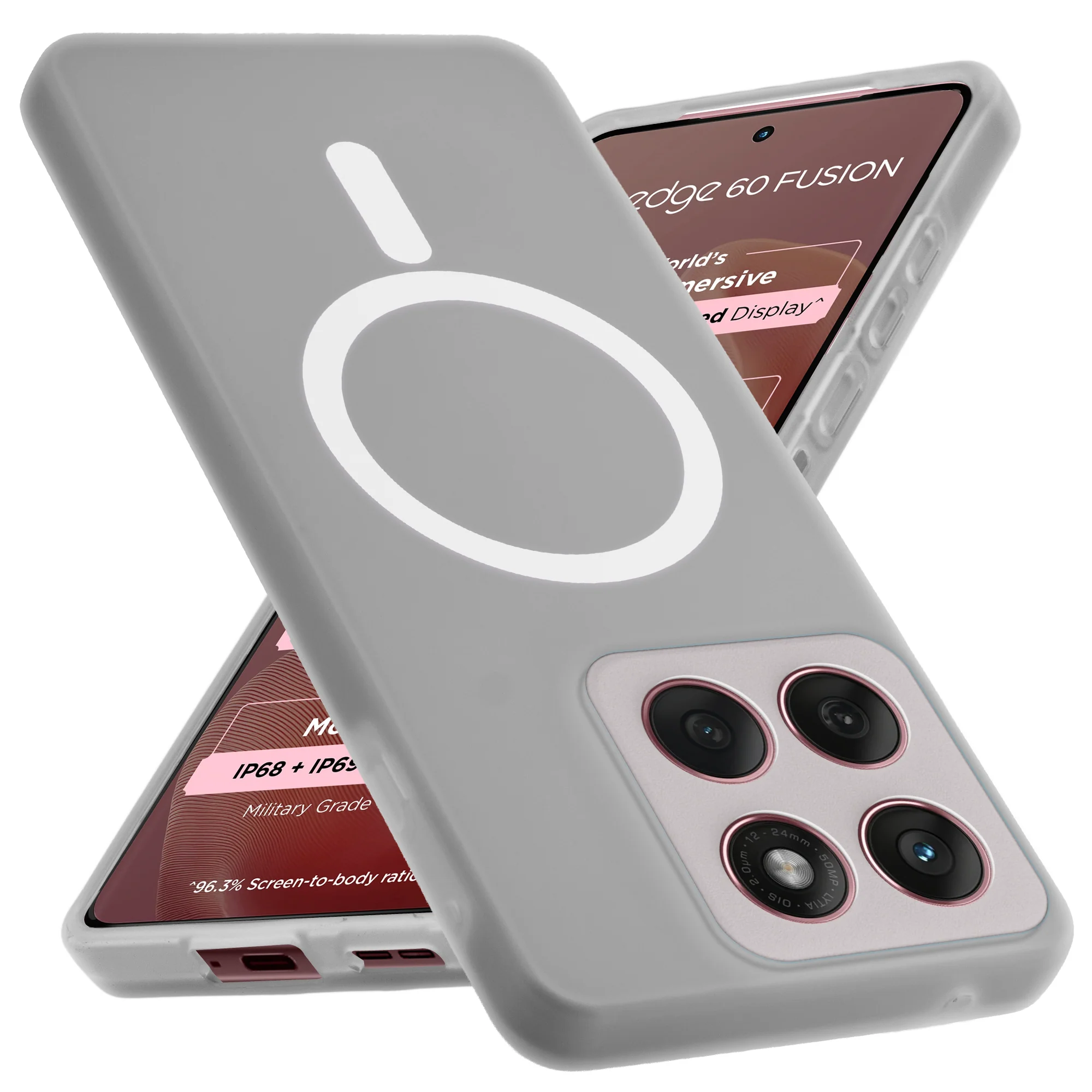 Classic Matte Silicone Back Case for Motorola Moto Edge 60 Fusion 5G - Image 8