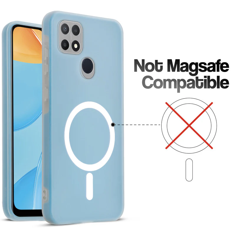 Classic Matte Silicone Back Case for Oppo A15S - Image 17