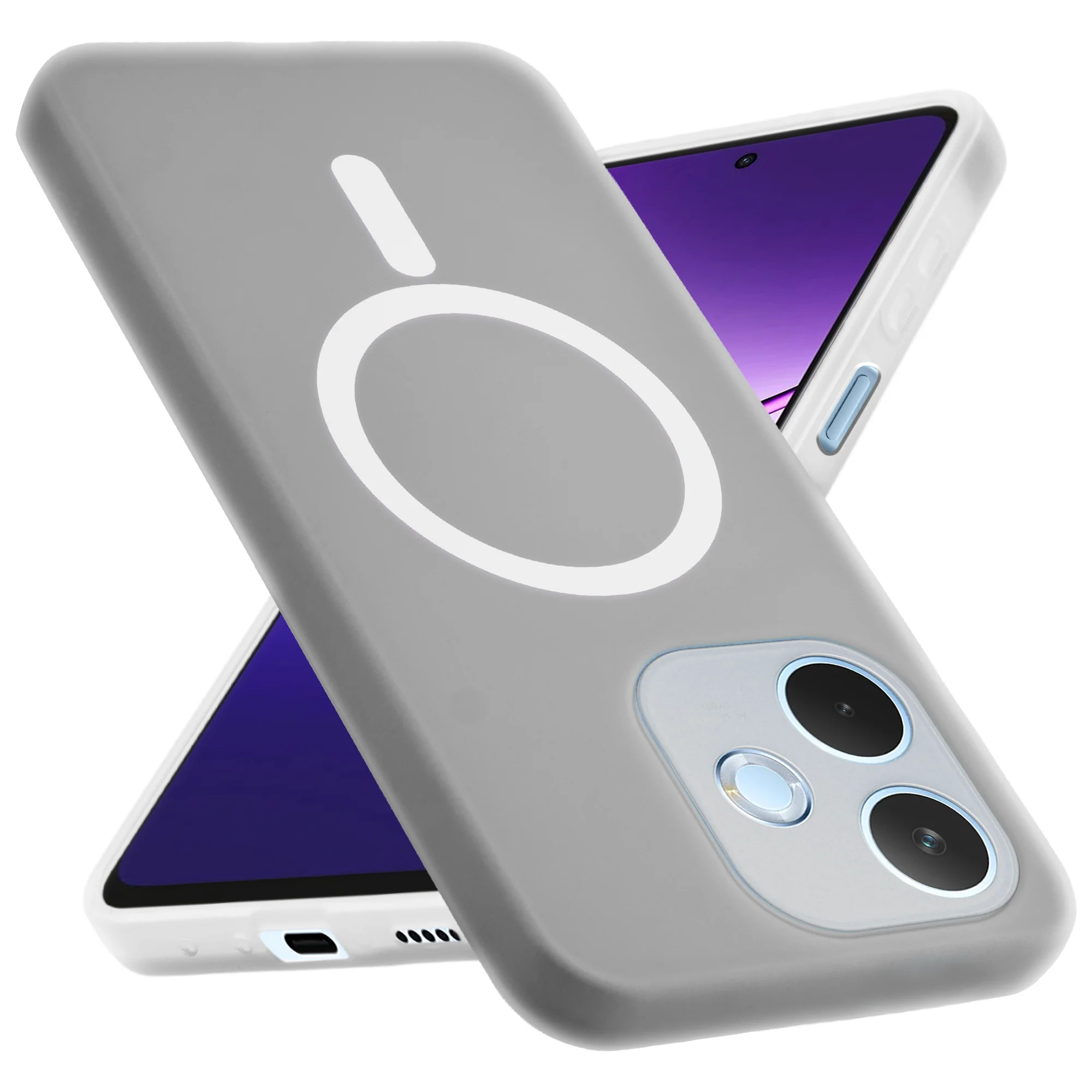 Classic Matte Silicone Back Case for Oppo A5 Pro 5G - Image 8