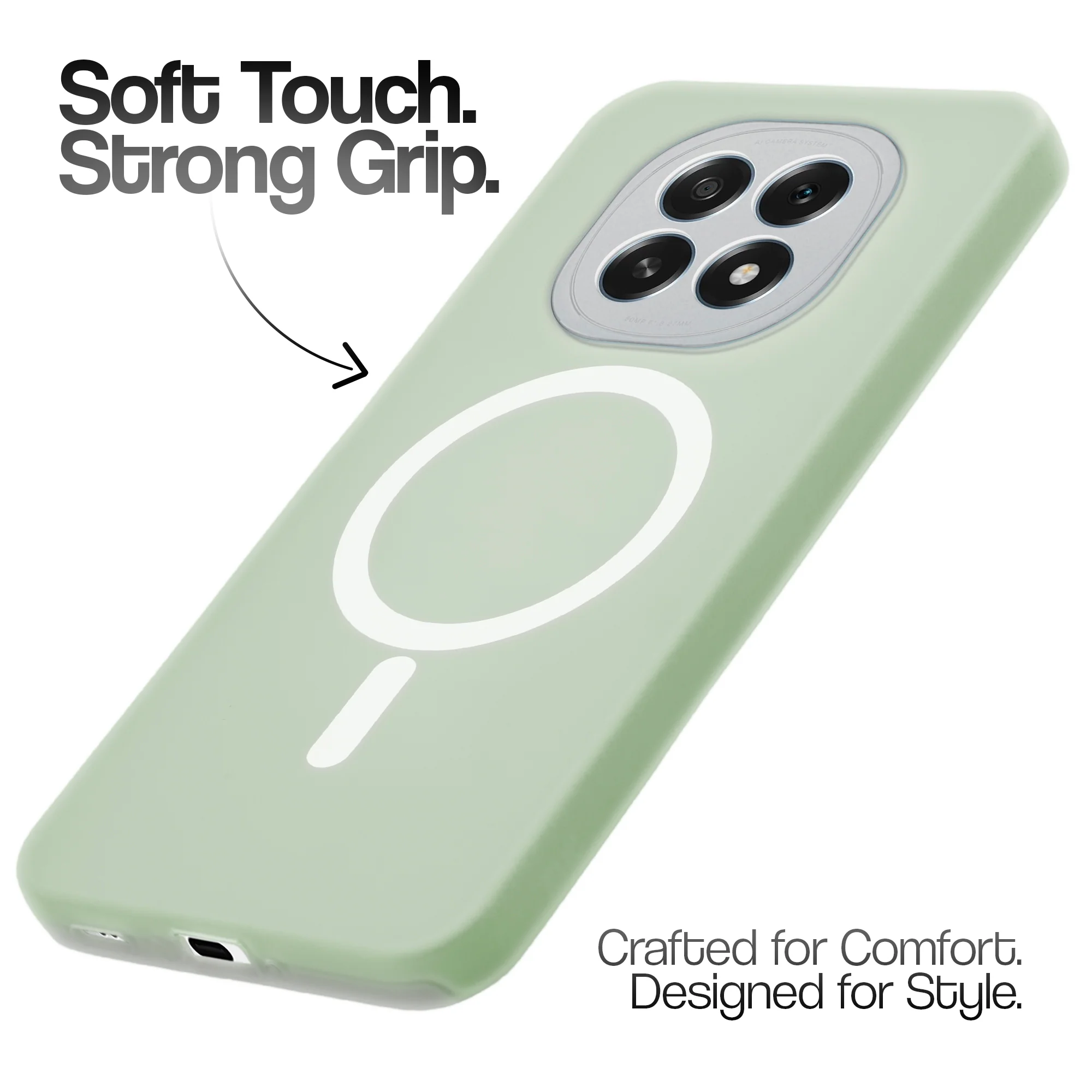 Classic Matte Silicone Back Case for Oppo F29 5G - Image 5