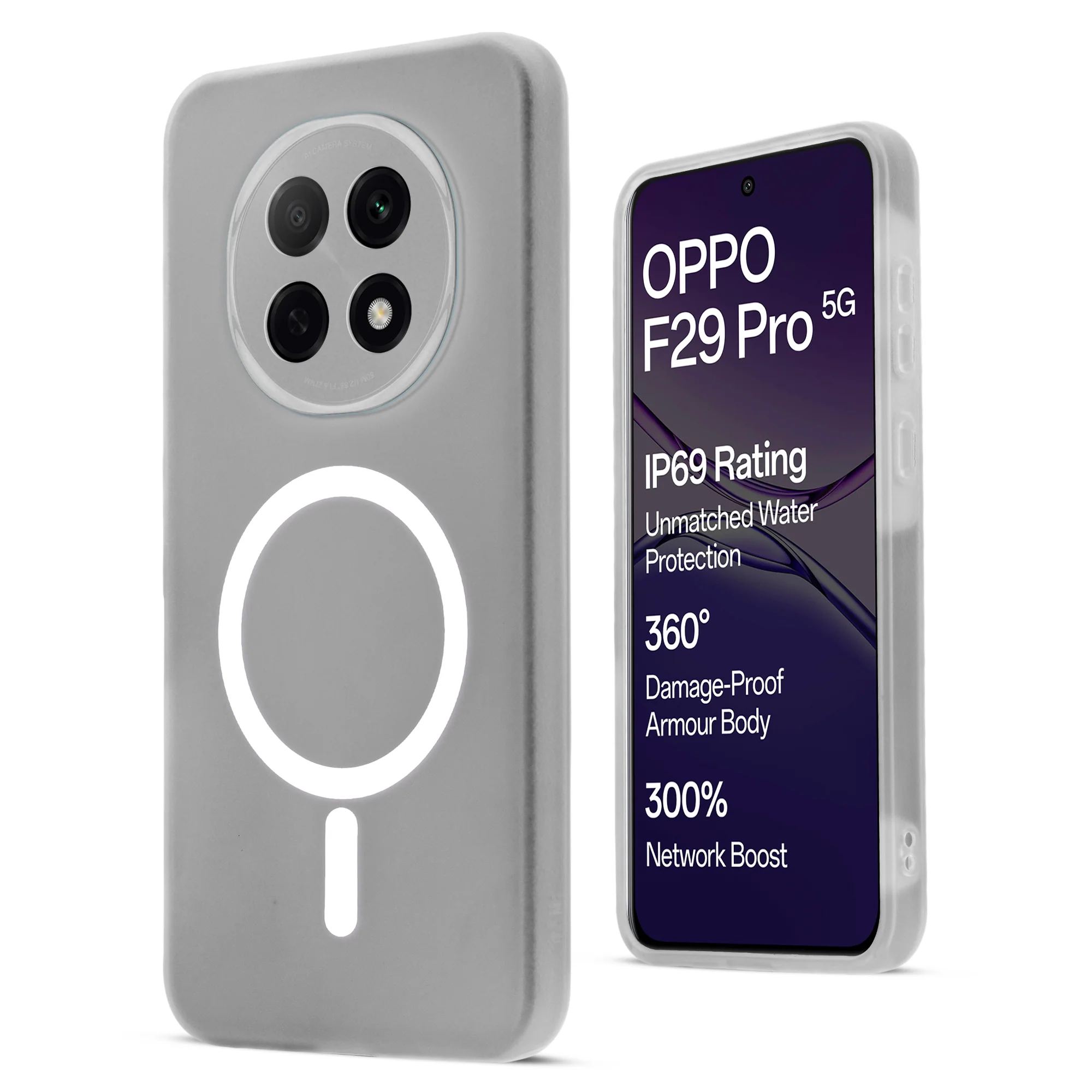 Classic Matte Silicone Back Case for Oppo F29 Pro 5G - Image 14