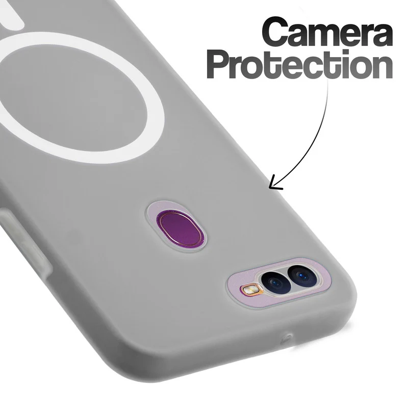Classic Matte Silicone Back Case for Oppo F9 pro - Image 13