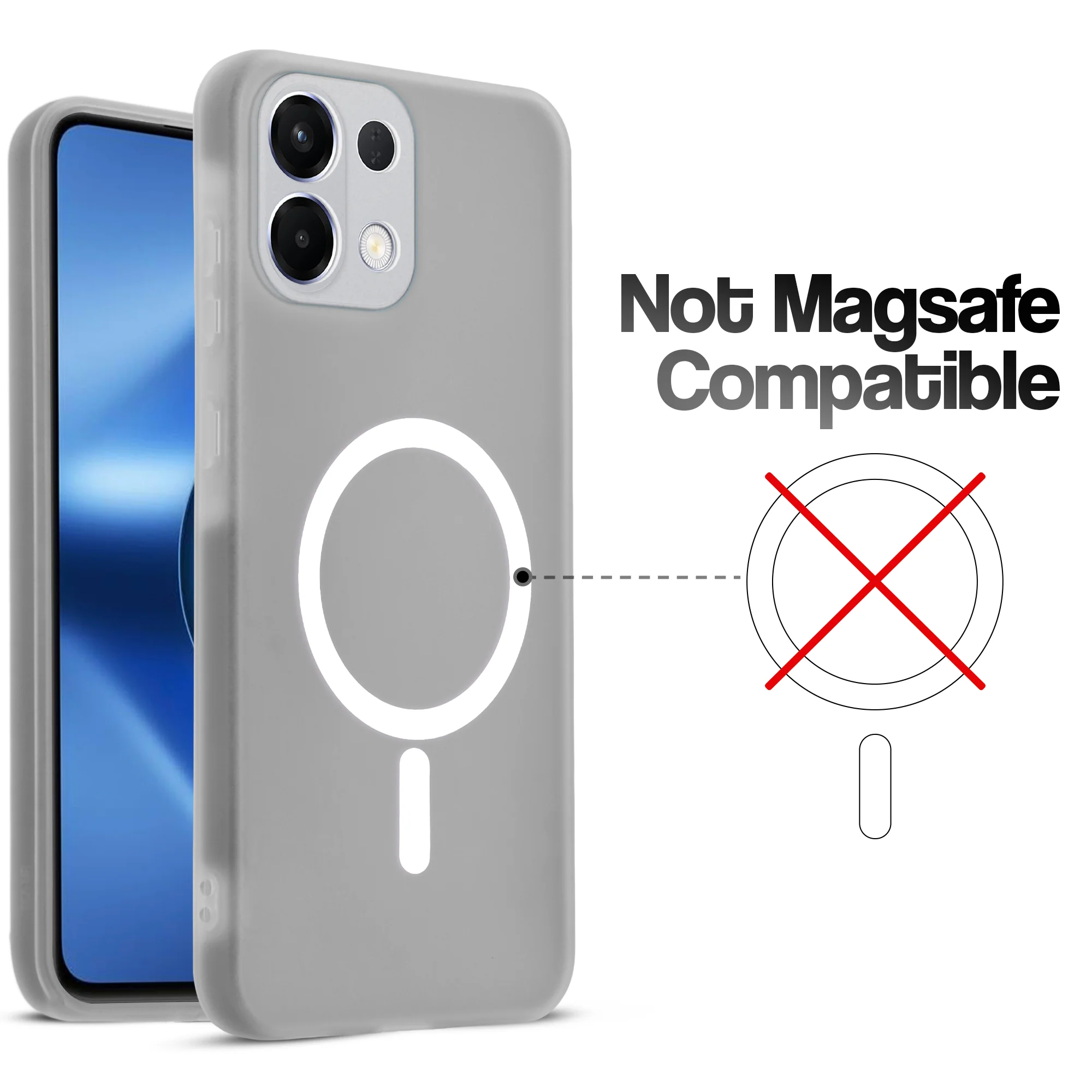 Classic Matte Silicone Back Case for Oppo K13 5G - Image 10