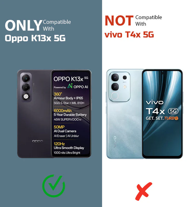 Classic Matte Silicone Back Case for Oppo K13x 5G - Image 30