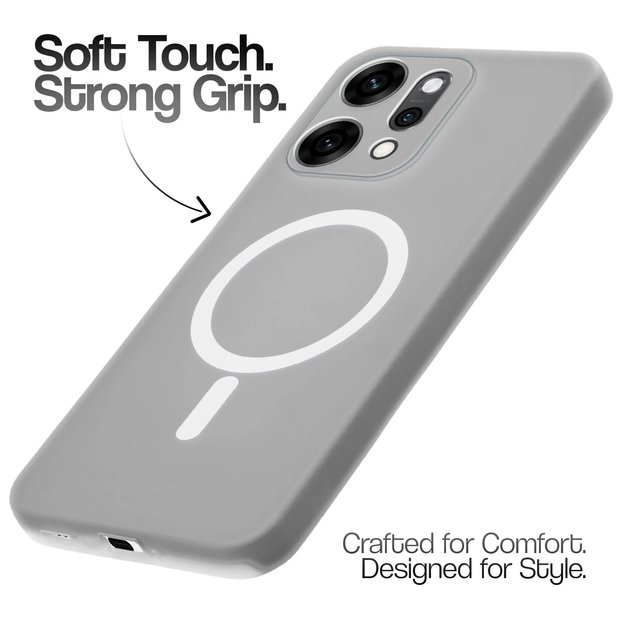 Classic Matte Silicone Back Case for Oppo Reno 14 Pro 5G - Image 12