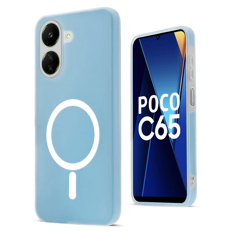 Classic Matte Silicone Back Case for Poco C65 5G - Image 21
