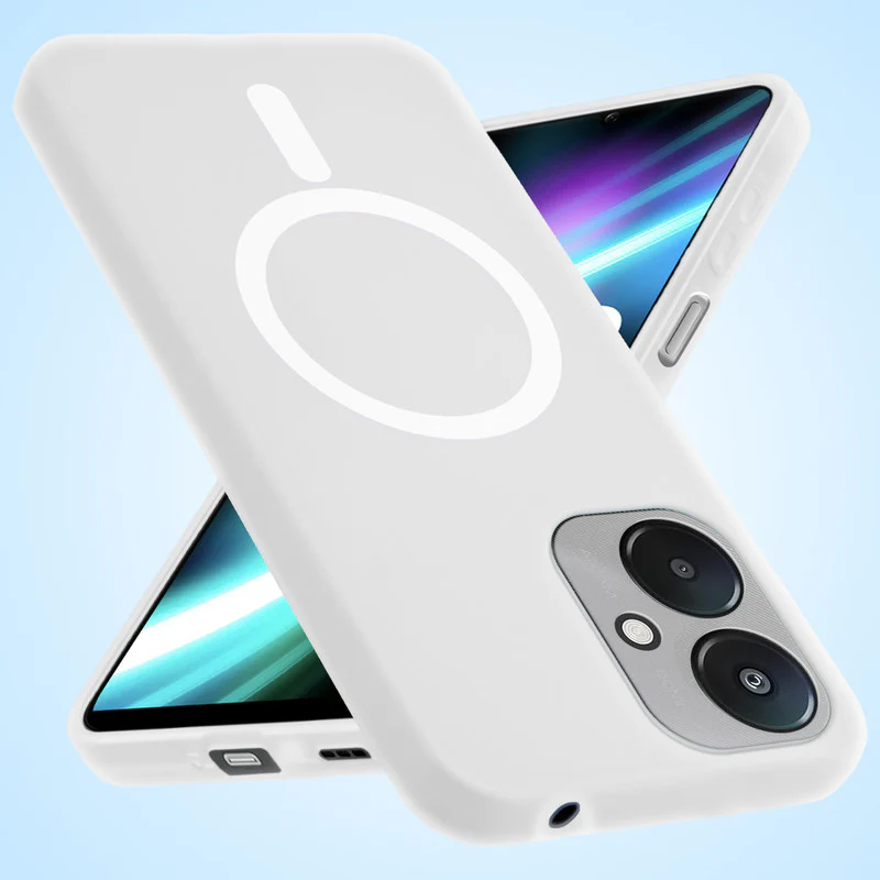 Classic Matte Silicone Back Case for Poco M6 5G - Image 36