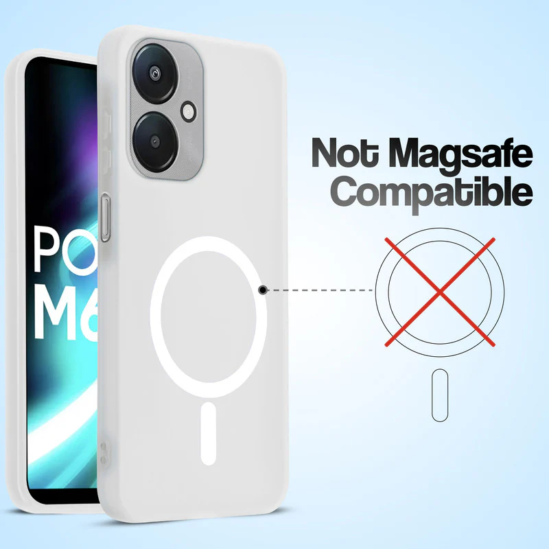 Classic Matte Silicone Back Case for Poco M6 5G - Image 38