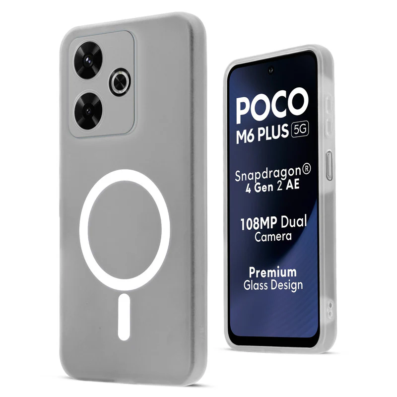 Classic Matte Silicone Back Case for Poco M6 Plus 5G - Image 14