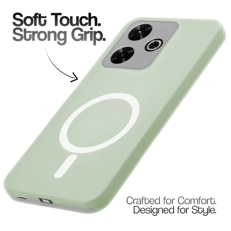 Classic Matte Silicone Back Case for Poco M6 Plus 5G - Image 5