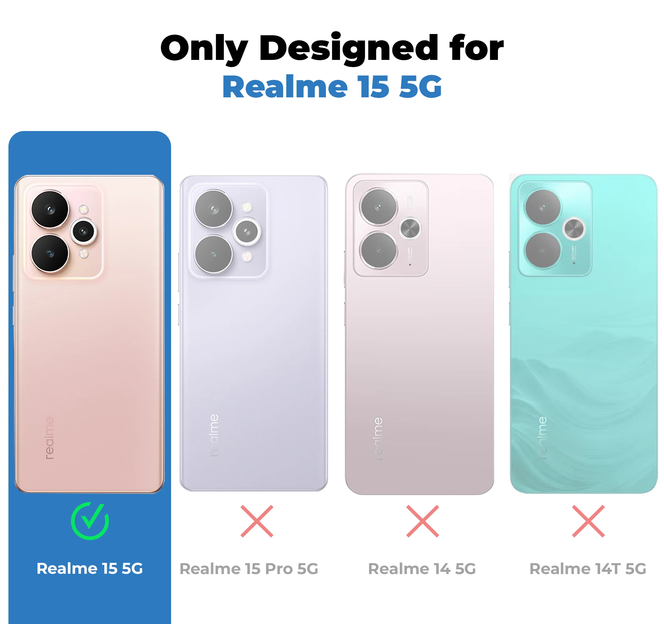 Classic Matte Silicone Back Case for Realme 15 5G - Image 16