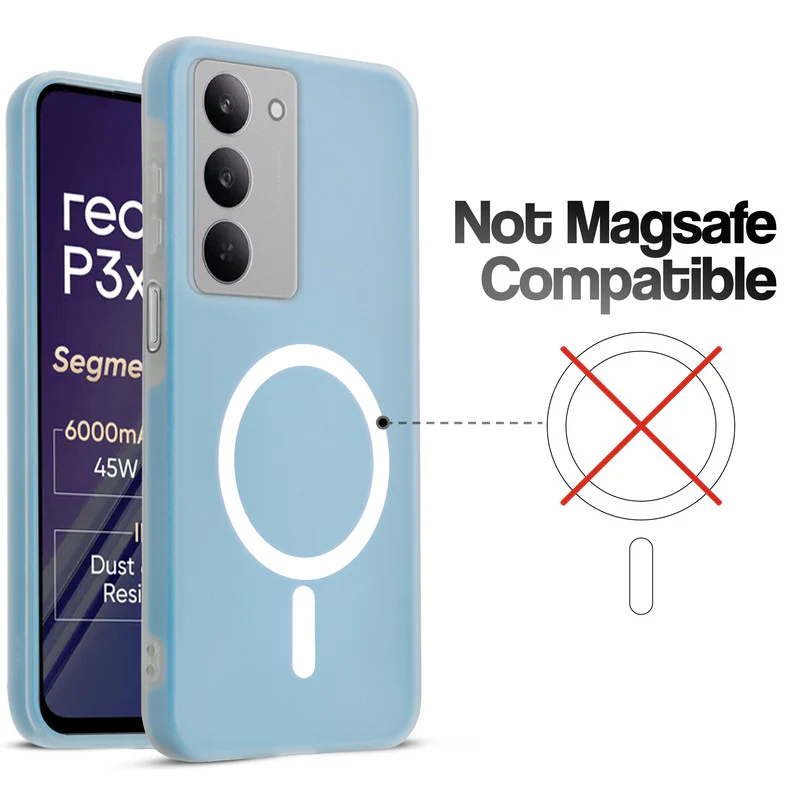 Classic Matte Silicone Back Case for Realme P3x 5G - Image 17