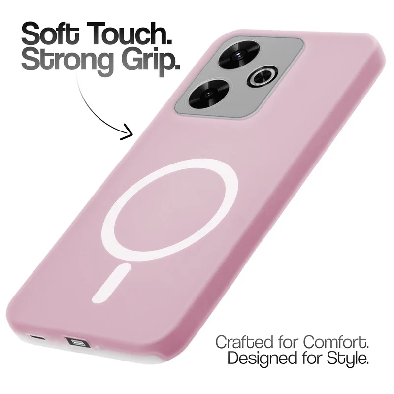 Classic Matte Silicone Back Case for Redmi 13 5G - Image 33