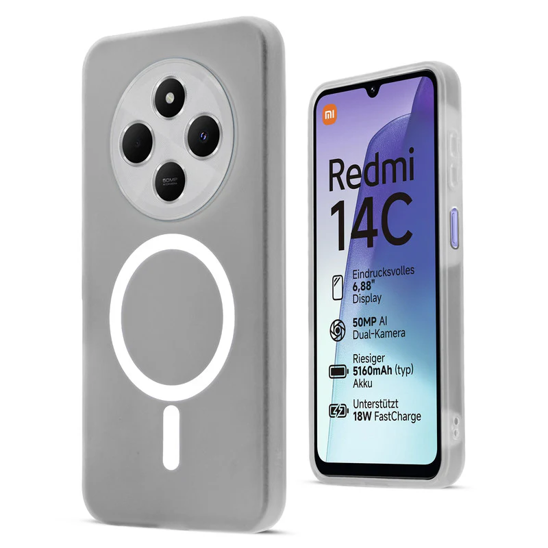 Classic Matte Silicone Back Case for Redmi 14C 5G - Image 14
