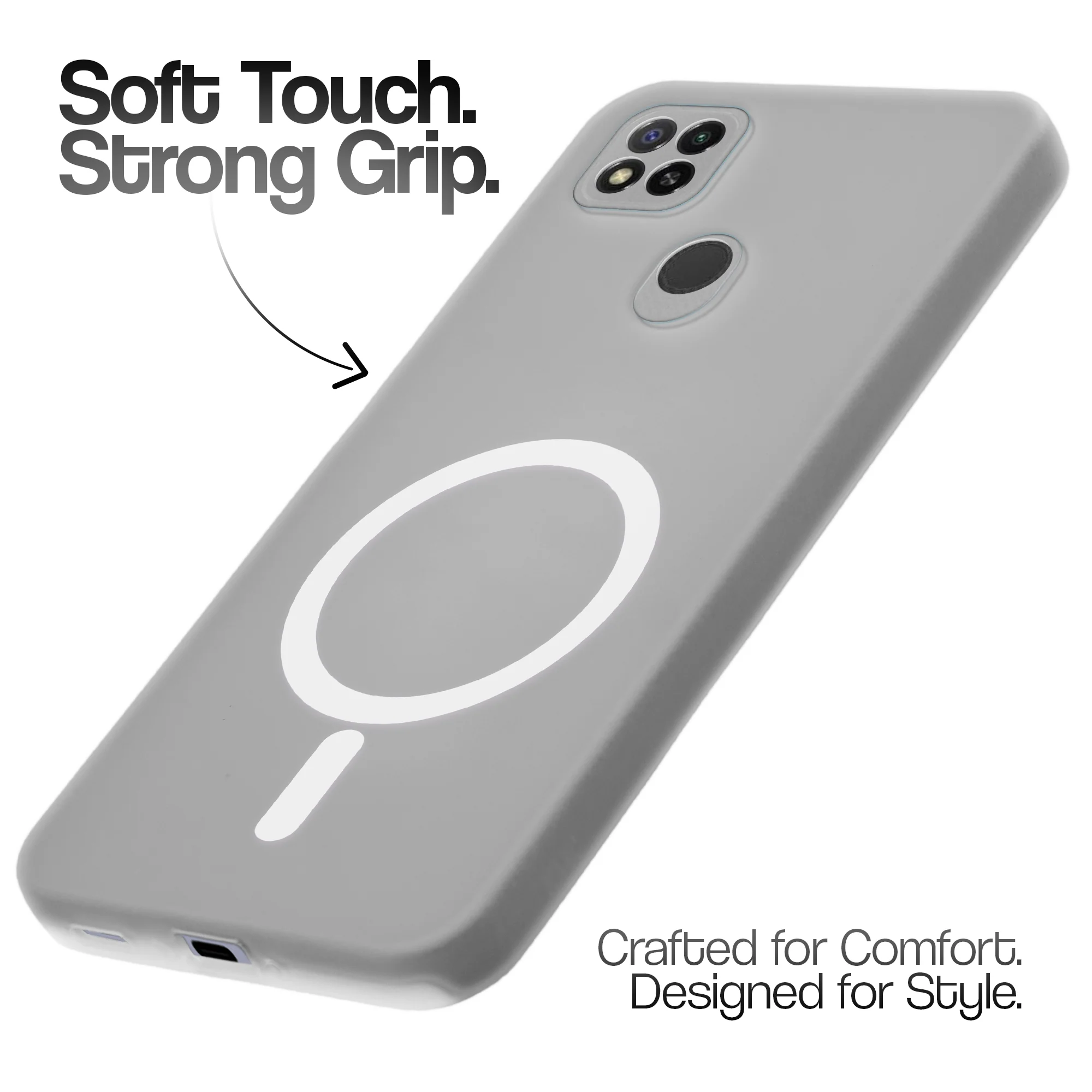 Classic Matte Silicone Back Case for Redmi 9C - Image 12