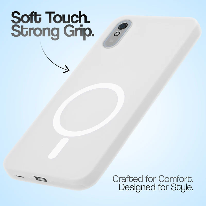 Classic Matte Silicone Back Case for Redmi 9i - Image 34