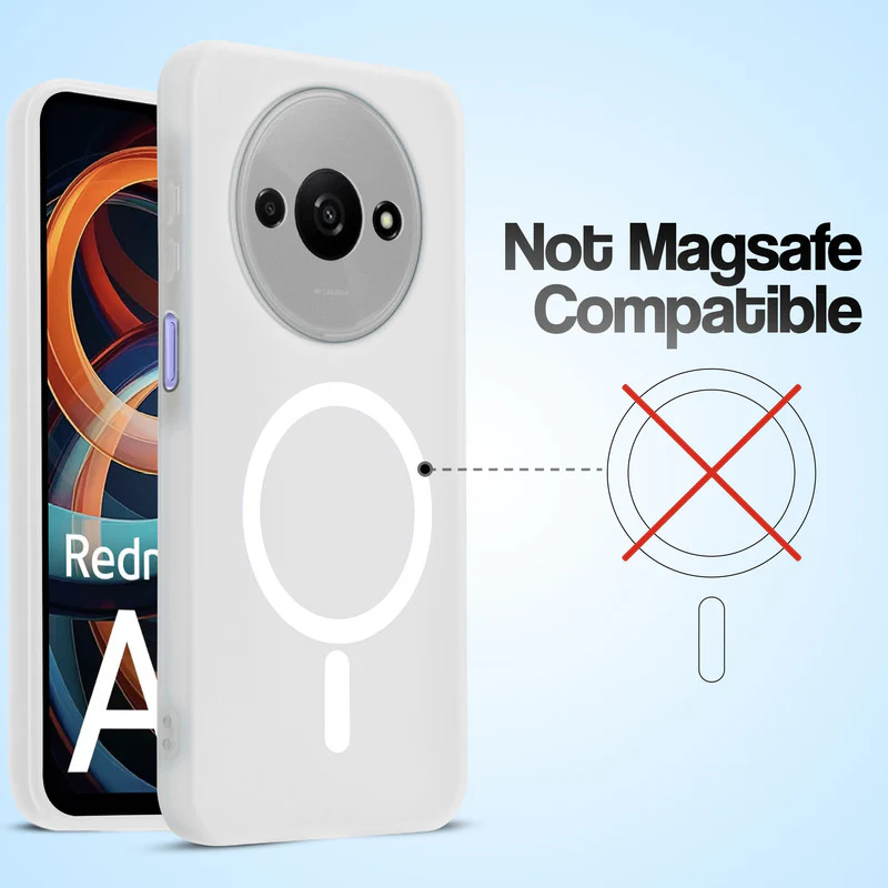 Classic Matte Silicone Back Case for Redmi A3 2024 - Image 38