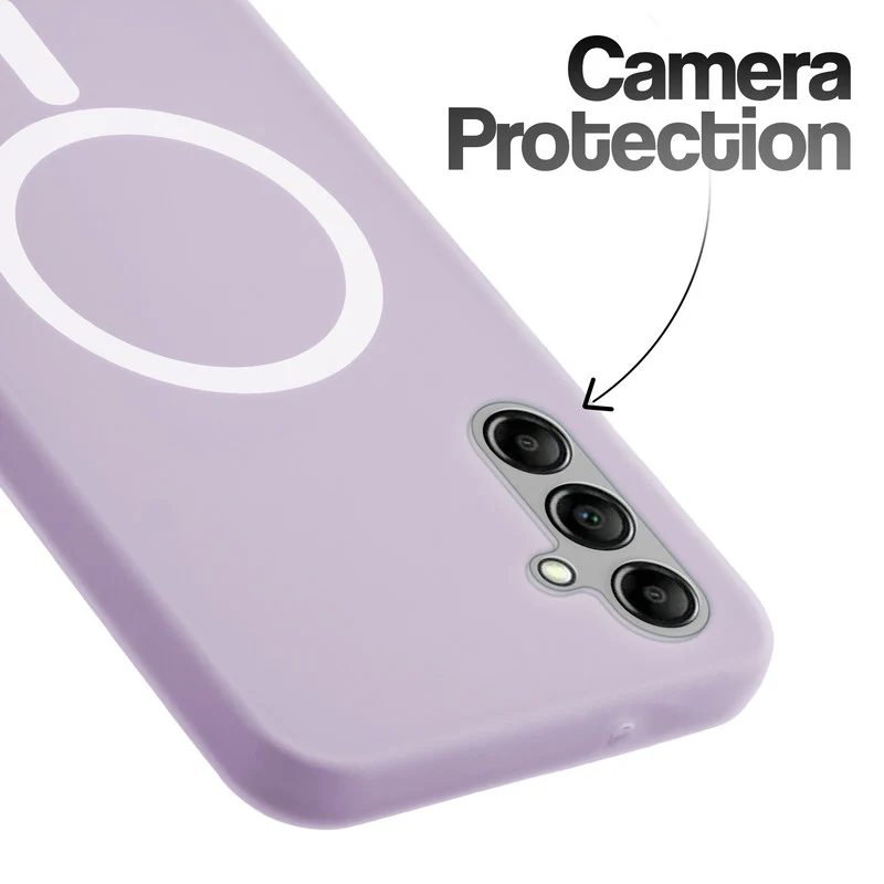 Classic Matte Silicone Back Case for Samsung A14 4G - Image 27