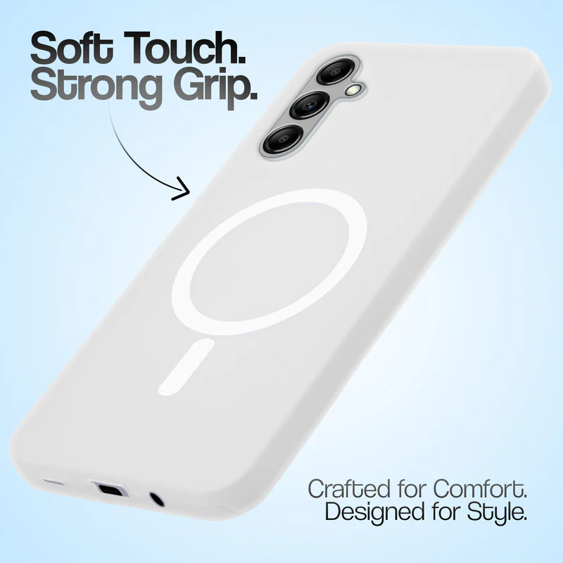 Classic Matte Silicone Back Case for Samsung A14 4G - Image 40