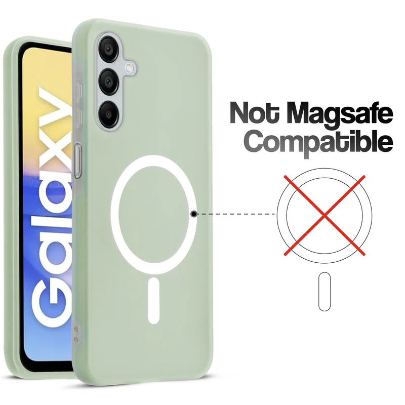 Classic Matte Silicone Back Case for Samsung A15 5G - Image 3