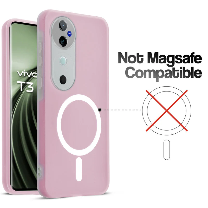 Classic Matte Silicone Back Case for Vivo T3 Ultra 5G - Image 31