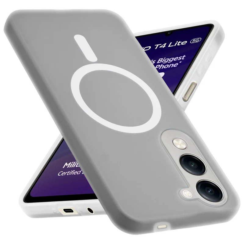 Classic Matte Silicone Back Case for Vivo T4 Lite 5G - Image 8