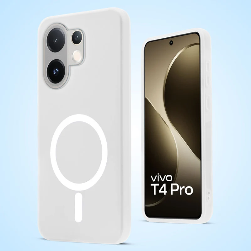 Classic Matte Silicone Back Case for Vivo T4 Pro 5G - Image 42