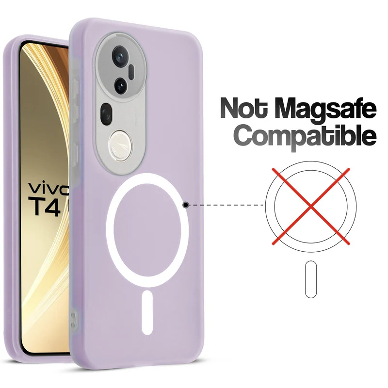 Classic Matte Silicone Back Case for Vivo T4 Ultra 5G - Image 24