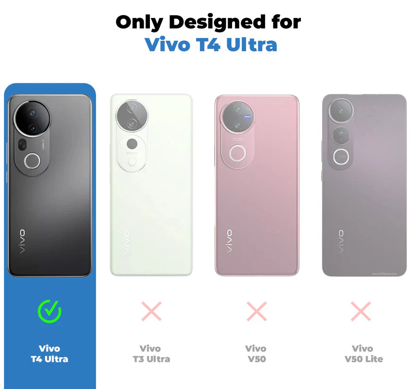 Classic Matte Silicone Back Case for Vivo T4 Ultra 5G - Image 37