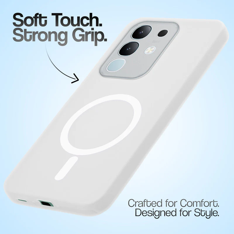 Classic Matte Silicone Back Case for Vivo T4x 5G - Image 40